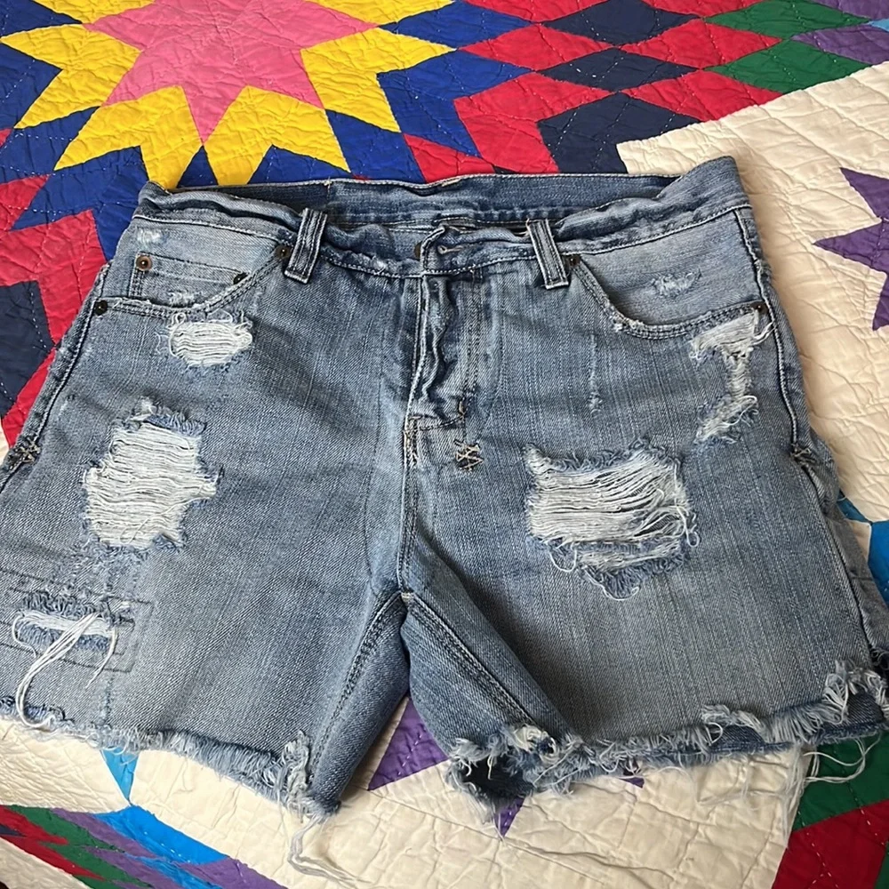 Ksubi boyfriend Jean Shorts distressed - Picture 2 of 8